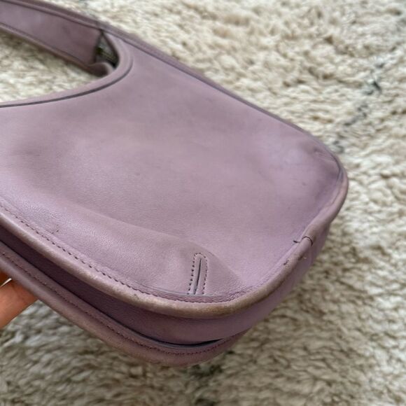 Coach Vintage Ergo Mini 9020 Zip Shoulder Bag in Lavender RARE - Picture 5 of 15